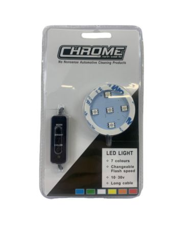 Chrome LED Light Base